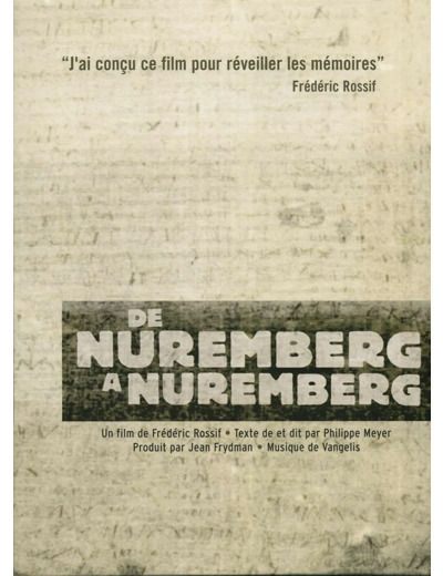 Dvd Nuremberg - Édition Digipack 3 DVD