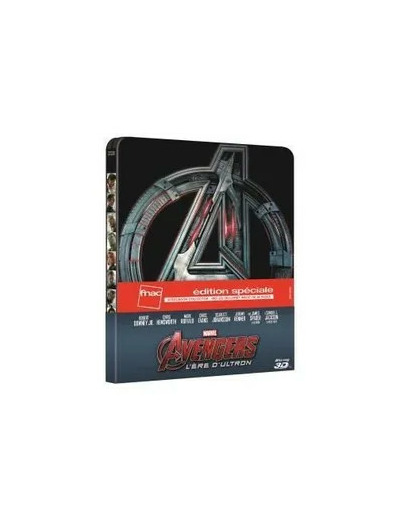 Blu-Ray Avengers l'Ere d'Ultron - Blu ray 3D + Blu ray : Steelbook édition spéciale