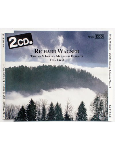 Cd Wagner - Tristan & isolde - meilleurs extraits vol. 1 & 2