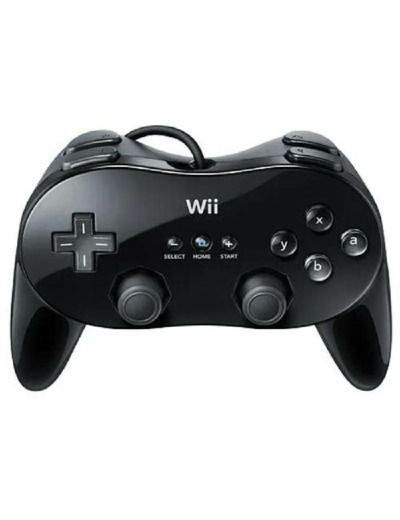 Manette Classique Pro. Wii Noire