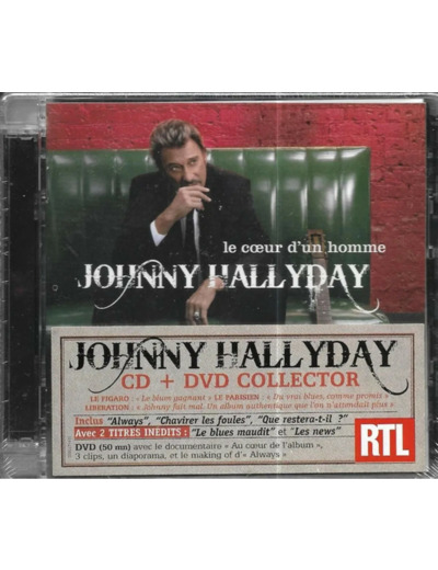 Cd Johnny Hallyday - Le Cœur D'un Homme (2008)