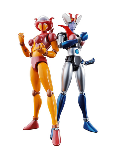 Mazinger Z / Figurines GX-08R Aphrodai A vs GX-09R Minerva X Soul of Chogokin