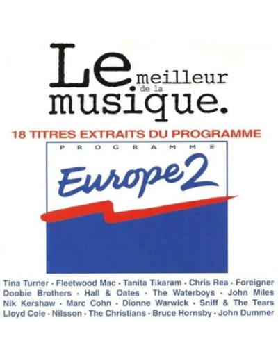 Cd Various - Le Meilleur De La Musique. 18 Titres Extraits Du Programme Europe2 (1994)