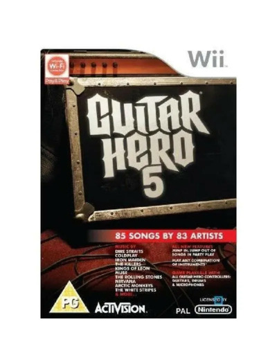 Jeu Wii Guitar Hero 5