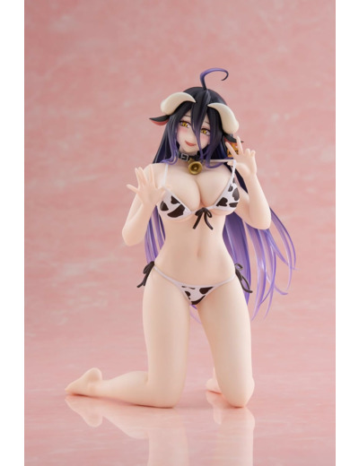 [figurine] Figurine mignonne de bureau Overlord - Albedo (maillot de bain imprimé vache)