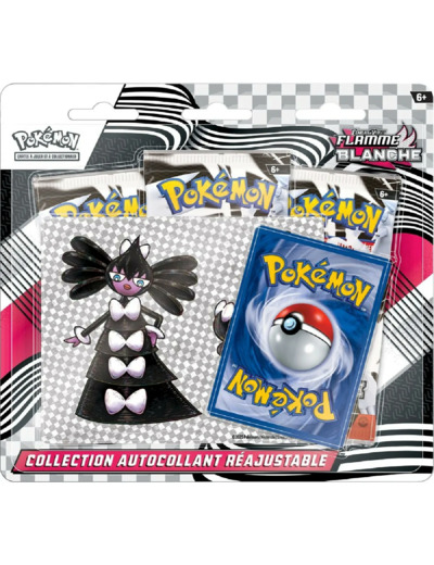 Pack 3 boosters Cartes Pokémon EV10.5 Écarlate et Violet – Flamme Blanche Français