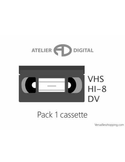 Cassette Vidéo 1 unité