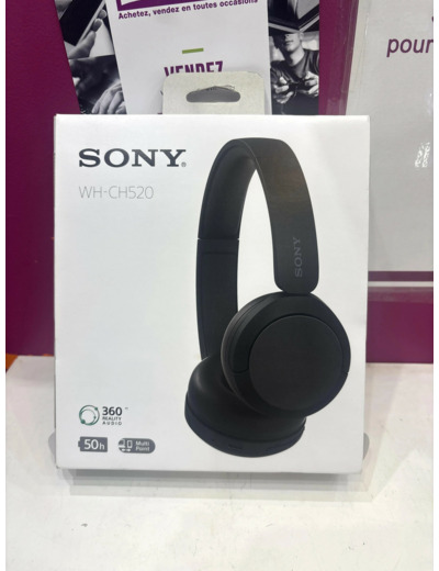 Casque Bluetooth sans Fil Sony WH - CH520 Noir