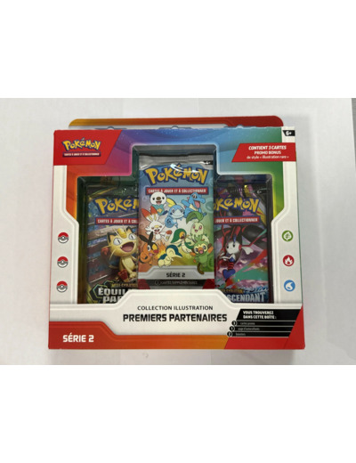 Coffret Premiers partenaires Série 2 Pokémon Collection illustration - FR