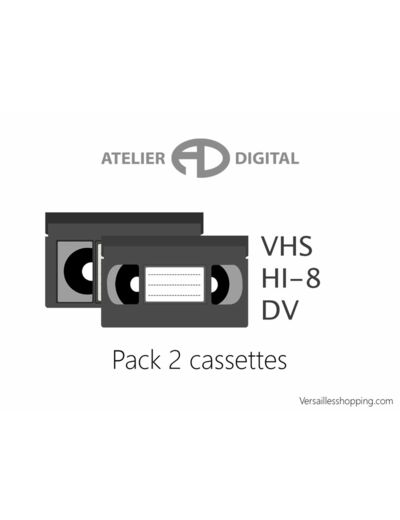 Cassette Vidéo 2 unités