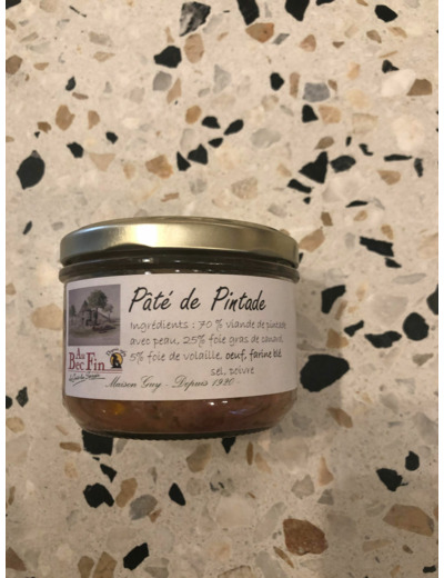 Pâté de pintade au foie gras 180 g