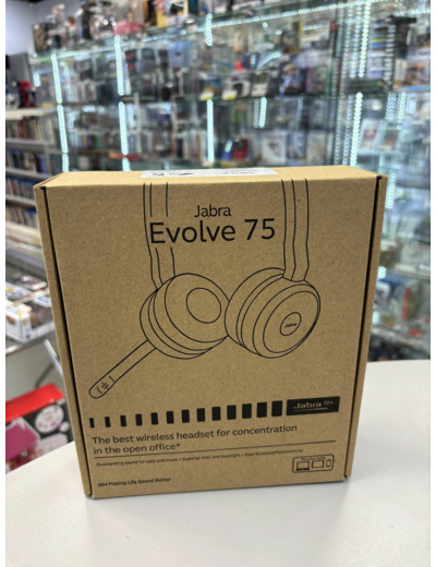 Micro-casque Bluetooth Jabra Evolve 75 Noir