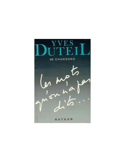 Livre Les Mots Qu'on N'a Pas Dits