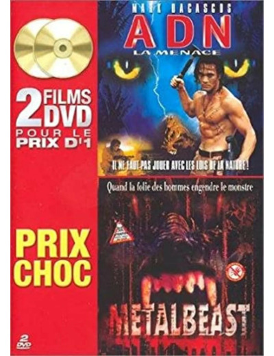 Dvd ADN - La menace / Metalbeast - Coffret 2 DVD