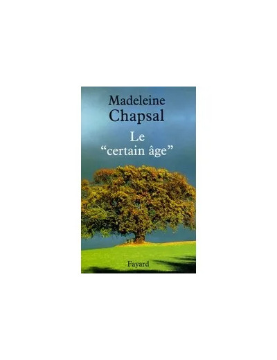 Livre Le « certain âge »
