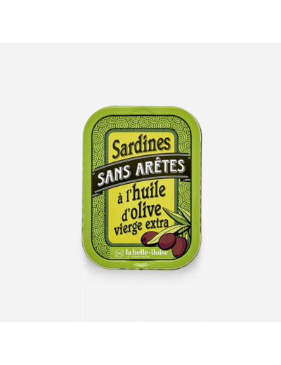 Sardines sans arêtes à l'huile d'olive 115g