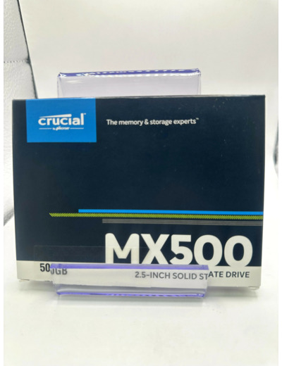 Crucial MX500 500Go 3D NAND SATA 2,5 pouces SSD interne - Jusqu’à 560 Mo/s - CT500MX500SSD1