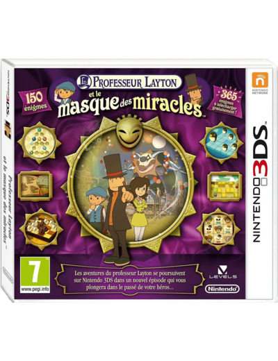 Jeu 3DS Professeur Layton et le masque des miracles