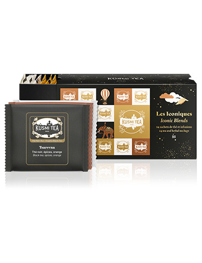 Coffrets & Assortiments Les Iconiques bio - Etui carton 24 sachets enveloppés Noël 2025 51gr