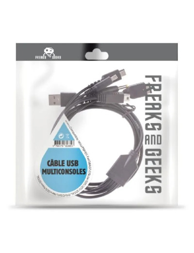 Cable Recharge 3ds/lite/wiiu/psp Freaks And Geeks 290033