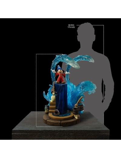 [EXCLU WEB] Disney Statuette 1/10 Art Scale Mickey Fantasia Regular 50cm