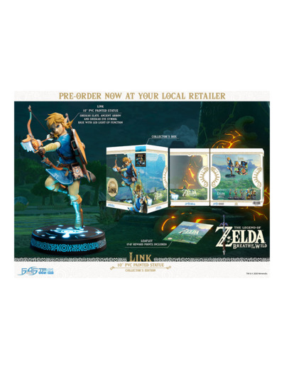 The Legend Of Zelda - Figurine Link Breath Of The Wild Collector Edition