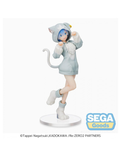 Re Zero Starting Life In Another World - Figurine Rem Great Spirit Pack Ver. (Puck) SPM