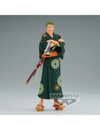 ONE PIECE - Zoro - Figurine DXF-The Grandline Series-Wanokuni 17cm