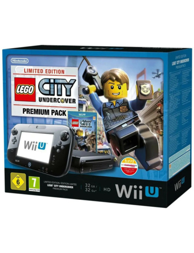 Console Sony Nintendo Wii U - Premium Pack - console de jeux - Full HD, 1080i, HD, 480p, 480i - noir - LEGO CITY Undercover