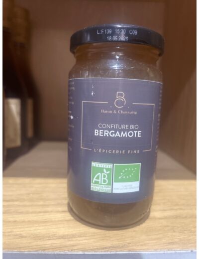 Confiture bio de bergamote