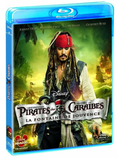 Blu-Ray Pirates des caraïbes 4 : la fontaine de jouvence