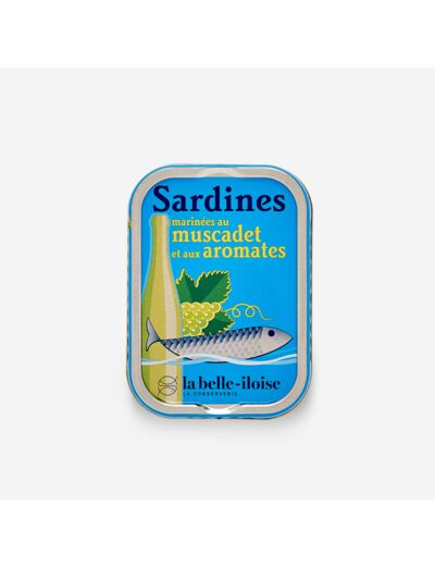 Sardines marinées au muscadet et aromates 115g