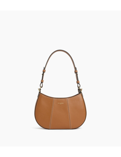 Petit sac demi-lune Juliette en cuir grainé