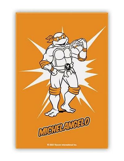 Tortues Ninja - Magnet - Pop Color - Michelangelo