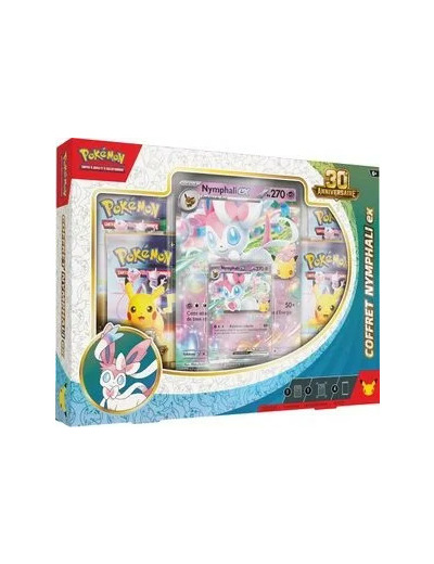 Coffret Pokémon Nymphali ex 30eme anniversaire - FR