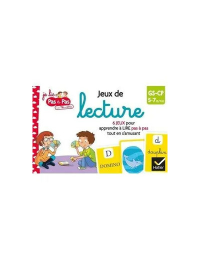 Livre Jeux de lecture Téo et Nina GS - CP