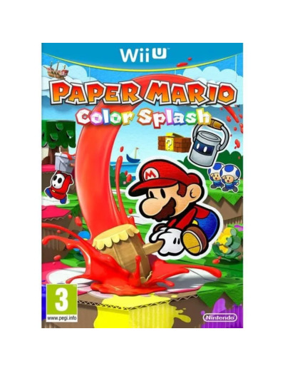 Jeu Wii u Paper Mario Color Splash