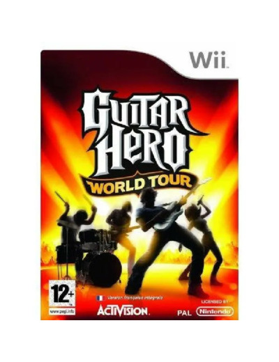 Jeu Wii Guitar Hero World Tour Guitare