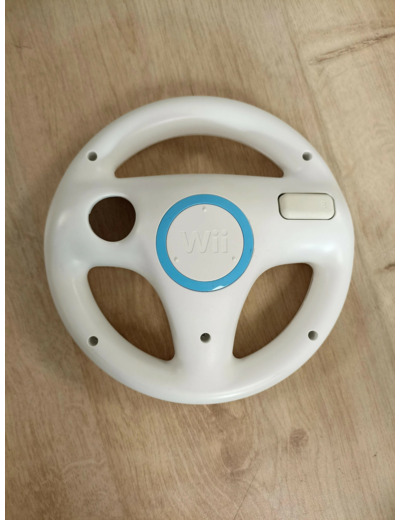 NINTENDO WII WHEEL VOLANT BLANC