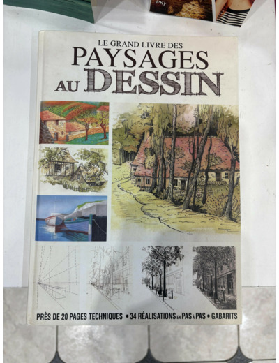 Livre Le Grand Livre Des Paysages Au Dessin - Tome 0