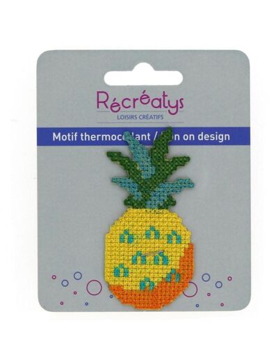 Récréatys - Motif Thermocollant "Ananas"