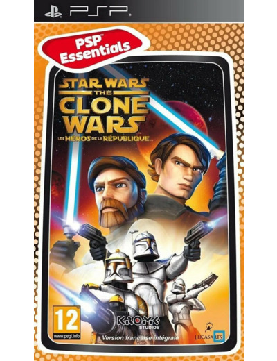 Jeu PSP Star Wars The Clone Wars - Les Héros De La République