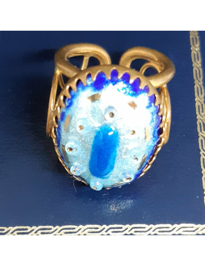 Bague émaux de Limoges 24-443