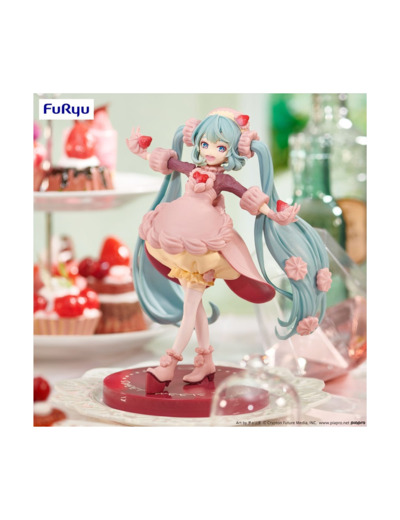 HATSUNE MIKU - STATUETTE SWEETSWEETS SERIES STRAWBERRY CHOCOLATE SHORT 17 CM