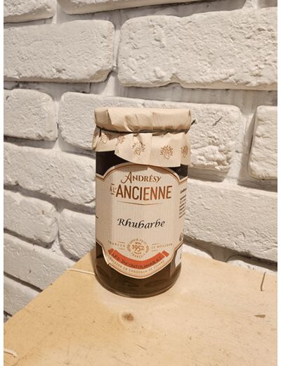 Confiture Rhubarbe Andrésy à l'ancienne