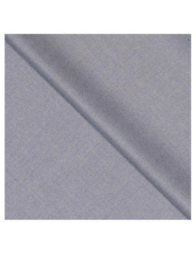 Sélection Coup de Coudre - Tissu Gabardine Souple de Bambou et Polyester Recycle Uni Couleur Indigo Clair