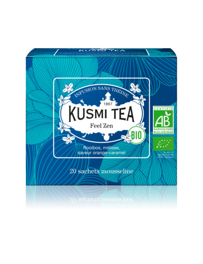 Infusions & Déthéinés Feel Zen Bio - Etui 20 sachets mousseline - 40gr