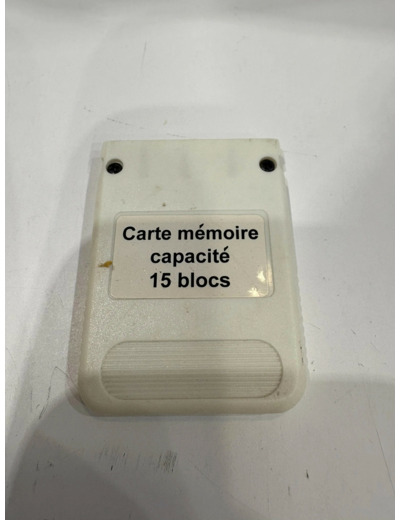 Carte mémoire 1 Mb (15 blocs) pour Sony Playstation 1 (PSX), PSOne, compatible PS2