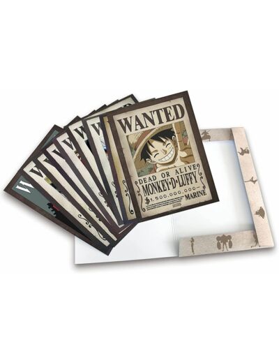 ONE PIECE - Pack 9 posters wanted équipage Wano (21x29,7cm)