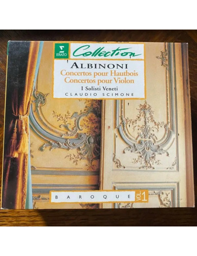 Cd Albinoni - I Solisti Veneti, Claudio Scimone - Concertos Pour Hautbois / Concertos Pour Violon (1995)